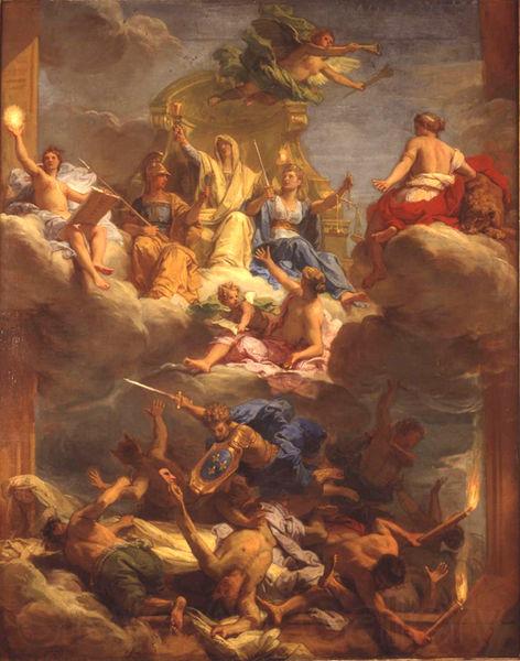 Jean-Baptiste Jouvenet The Triumph of Justice Norge oil painting art